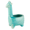 47th & Main (Creative Brands) - Lake Blue Giraffe Planter - Small