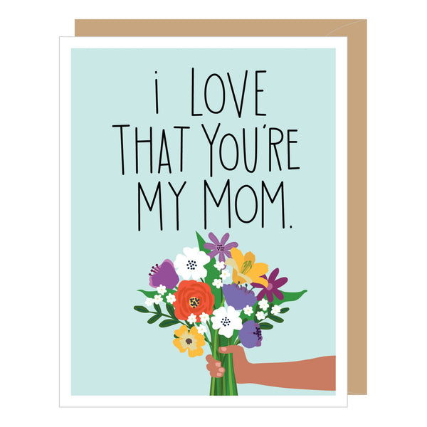 Apartment 2 Cards - Floral Bouquet Mother's Day Card (African American)