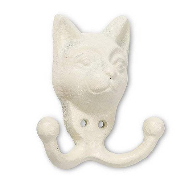 Abbott - Cat Head Double Hook-Ivory-4.5"H-1186