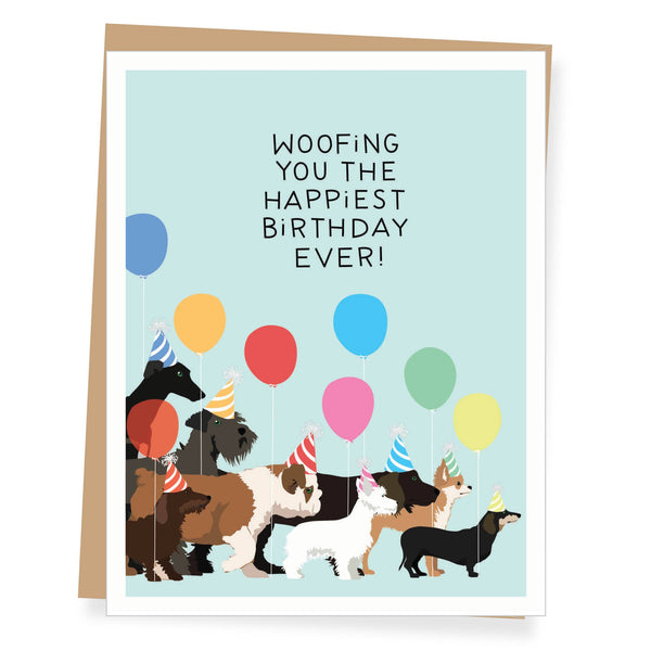 Apartment 2 Cards - Dogwalk Birthday Party Birthday Card