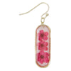 ZAD - Bouquet Bar Red Dried Flower Earrings