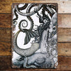 The British Metal Signs Company - Mermaid Octopus-  Metal Sign Plaque - Sea Bathroom: 6x8inch