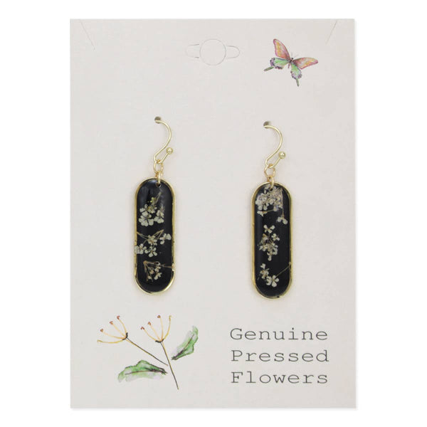 ZAD - Bouquet Bar Baby's Breath Dried Flower Earrings