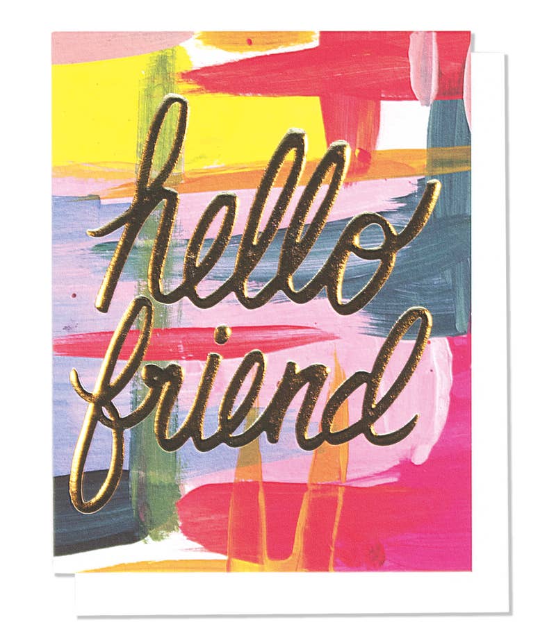 Thimblepress - Hello Friend Single Card