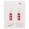 ZAD - Bouquet Bar Red Dried Flower Earrings