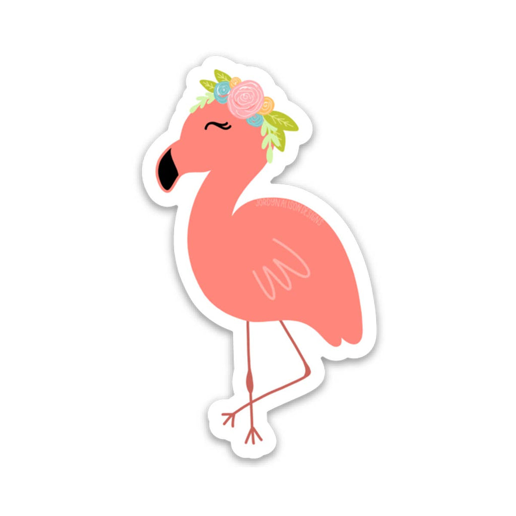 Jordyn Alison Designs - Flamingo, Vinyl Sticker