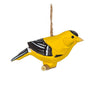 Abbott - Yellow Finch Carved Ornament-3.5"L