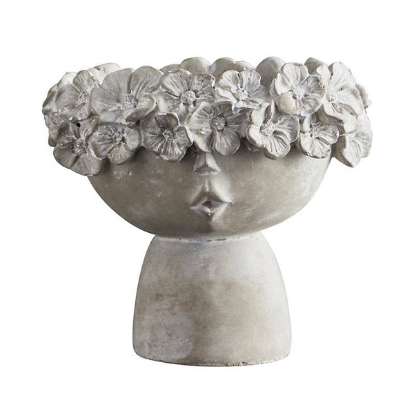 47th & Main (Creative Brands) - Cement Head Pot