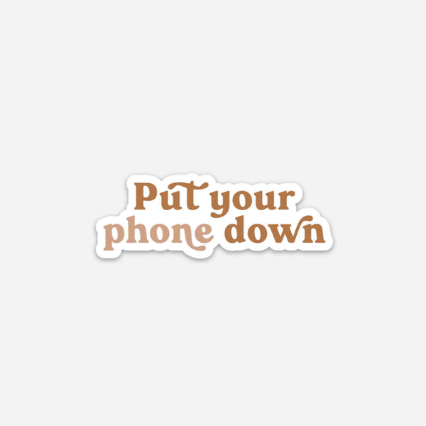 The Anastasia Co - Put Your Phone Down Sticker