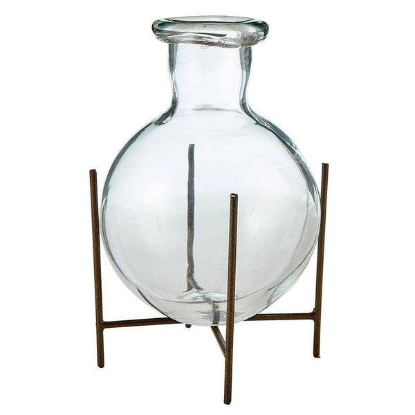 47th & Main (Creative Brands) - Bud Glass Vase W/ Holder Sm