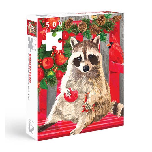 Allport Editions - Red Handed Raccoon 500 Piece Puzzle